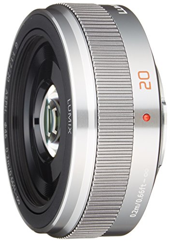 【中古】パナソニック(Panasonic) 単焦点レンズ マイクロフォーサーズ用 ルミックス G 20mm/F1.7 II ASPH. シルバー H-H020A-S｜ドリエム店