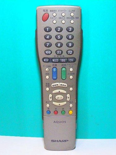 【中古】シャープ テレビリモコン GA464WJSA