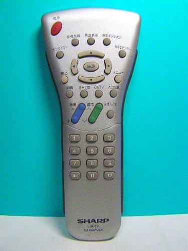 【中古】シャープ LCDTVリモコン GA184WJSA