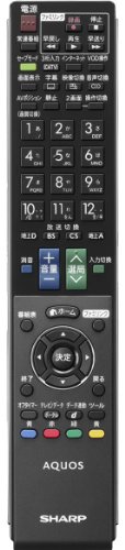 【中古】シャープ テレビリモコン GA912WJSA