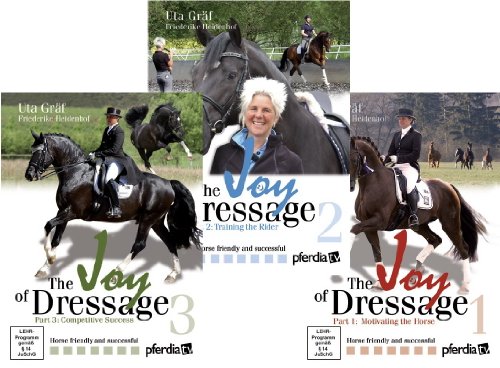 【中古】The Joy of Dressage Vol.1-3 by Uta Graf & Friederike Heidenhof : DVD Set of 3|ドリエム店