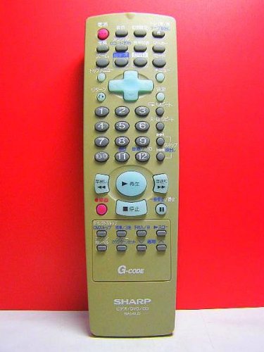 【中古】シャープ DVD ビデオリモコン NA549JD|ドリエム店