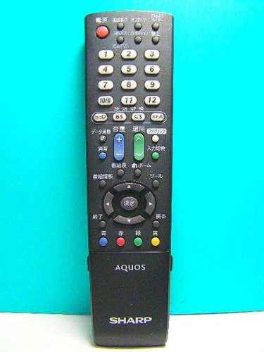 【中古】シャープ テレビリモコン GA871WJSA