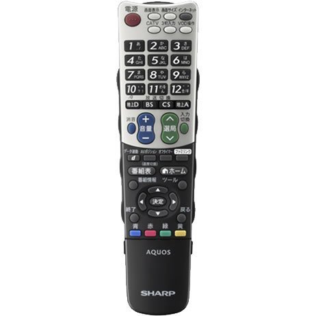 【中古】シャープ (SHARP)液晶テレビ純正リモコンGA824WJSA(0126380042)｜ドリエム店
