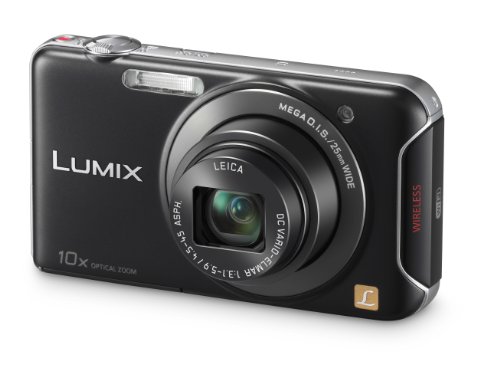 【中古】パナソニック デジタルカメラ ルミックス ブラック DMC-SZ5-K 光学10倍 WiFi搭載 薄型スリムコンパクト