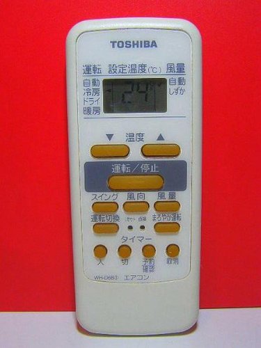 【中古】東芝 エアコンリモコン WH-D6B1