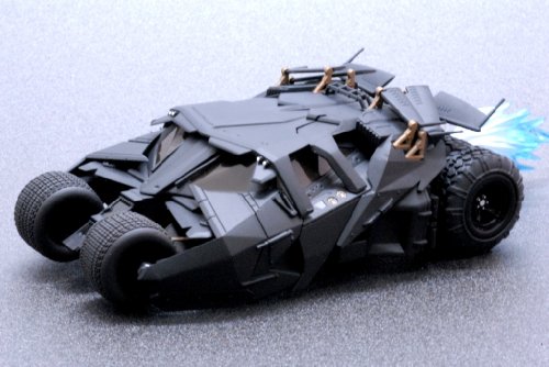 【中古】特撮リボルテック043 バットマン・ビギンズ ダークナイト ダークナイト・ライジング バットモービルタンブラー ノンスケール ABS&PVC製 塗装済み アクションフィギュア