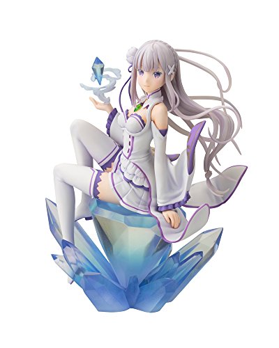 【中古】コトブキヤ Re: ゼロから始める異世界生活 エミリア 1/8スケール PVC製 塗装済み完成品フィギュア