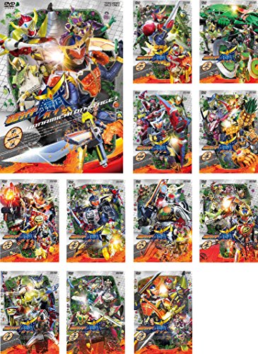 【中古】仮面ライダー鎧武 ガイム [レンタル落ち] 全12巻セット [マーケットプレイスDVDセット商品]｜ドリエム店