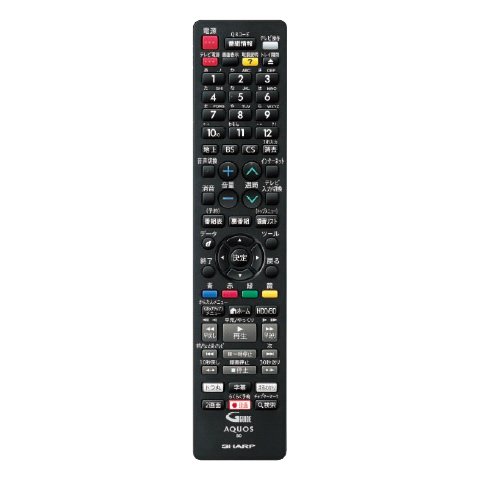 【中古】シャープ[SHARP]　オプション・消耗品　【0046380273】　ブルーレイディスクレコーダー用　リモコン（BD-NT3000/NT2000/NT1000/NW2000/NW1000/NW500/NS500）