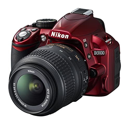 【中古】Nikon デジタル一眼レフカメラ D3100 18-55 VR Kit D3100 RD|ドリエム店