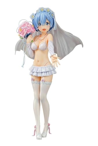 【中古】Re:ゼロから始める異世界生活 レム ウェディングVer. 1/7スケール ABS&PVC製 塗装済み完成品フィギュア