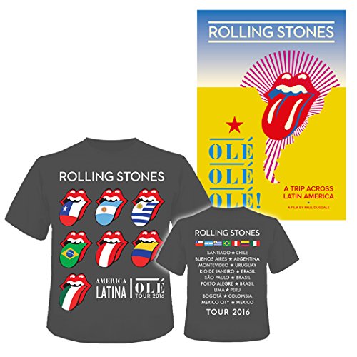 【中古】ザ・ローリング・ストーンズ『オレ! オレ! オレ! ア・トリップ・アクロス・ラテン・アメリカ』【1000セット完全生産限定ドキュメンタリーDVD+ライヴDVD+Tシャツ(Lサイズ)[日本先行発売/日本語字幕付き/