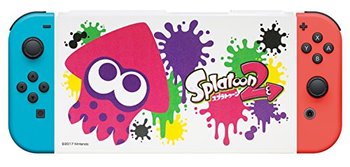 【中古】Nintendo Switch専用スタンド付きカバー スプラトゥーン2イカ