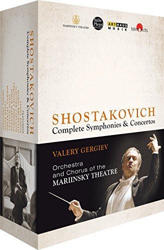 【中古】ヴァレリー・ゲルギエフ＆マリインスキー劇場管弦楽団　ショスタコーヴィチ:交響曲全集+協奏曲全集[8DVDs]