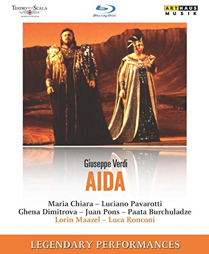【中古】Verdi:Aida [Maria Chiara; Luciano Pavarotti; Ghena Dimitrova; Juan Pons; Paata Burchuladze] [ARTHAUS] [Blu｜ドリエム店