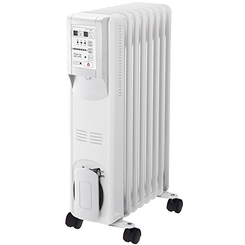 【中古】Hidamari マイコン式 オイルヒーター(リモコン付) ホワイト OHT-1556WH
