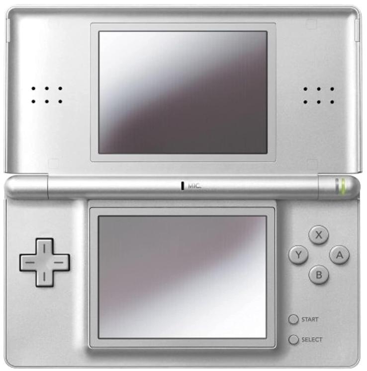 【中古】ニンテンドーDS Lite グロス シルバー