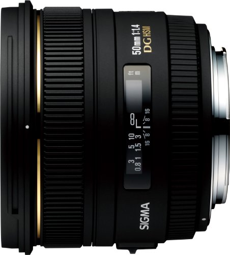 【中古】シグマ(Sigma) SIGMA 単焦点標準レンズ 50mm F1.4 EX DG HSM キヤノン用 フルサイズ対応