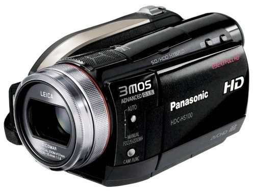 【中古】パナソニック デジタルハイビジョンビデオカメラ ブラック HDC-HS100-K|ドリエム店
