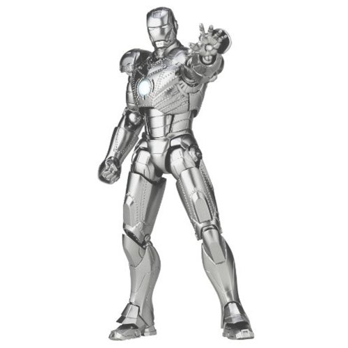 【中古】特撮リボルテック035 アイアンマン アイアンマンマーク2 ノンスケール ABS&PVC製 塗装済み アクションフィギュア