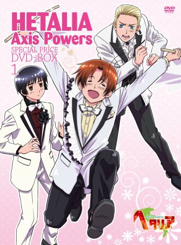 【中古】アニメ「ヘタリア Axis Powers」スペシャルプライスDVD-BOX1｜ドリエム店