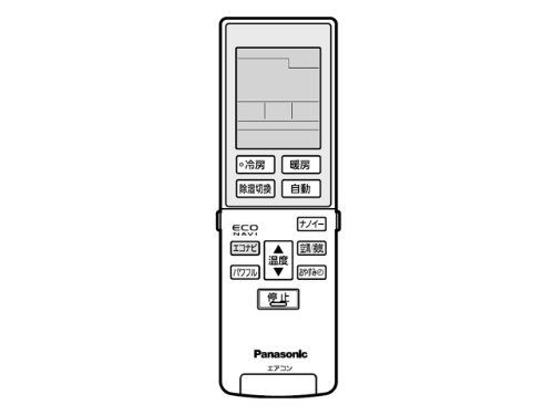 【中古】Panasonic リモコン（リモコンホルダー付き） CWA75C3958X