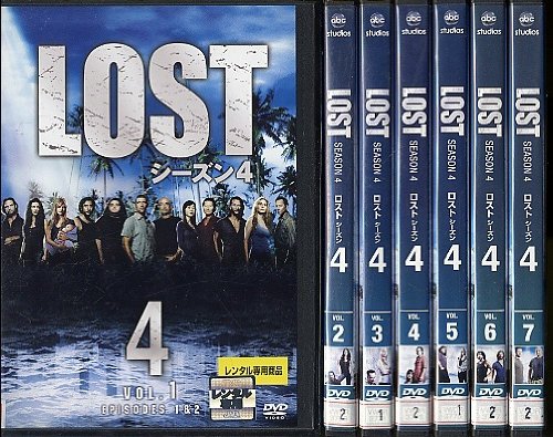 【中古】LOST 4th 全7巻セット [レンタル落ち] [DVD]