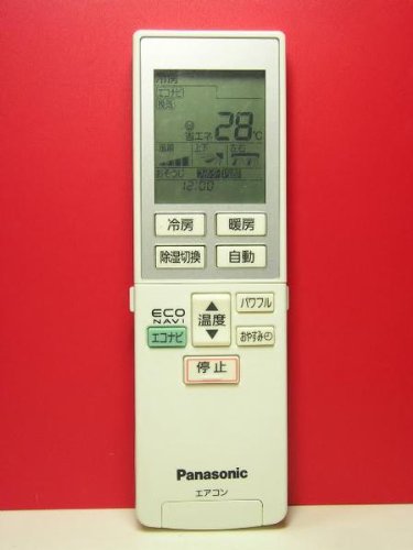 【中古】パナソニック エアコンリモコン A75C3609