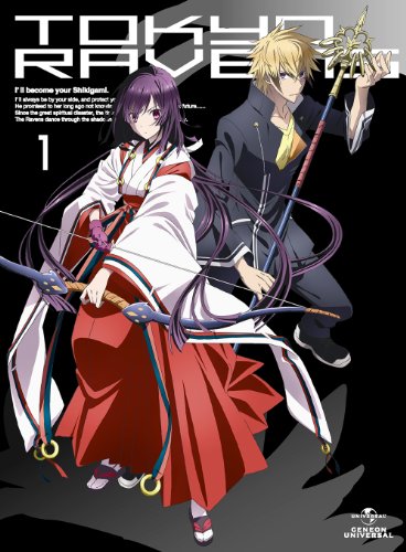 【中古】東京レイヴンズ 第1巻 (初回限定版)(書き下ろし文庫小説(東京レイヴンズ lost-girl with cat)+イベント応募券付き) [Blu-ray]