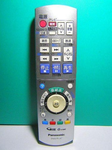 【中古】Panasonic ハイビジョンDVDレコーダー用リモコン EUR7658Y70 14,652円