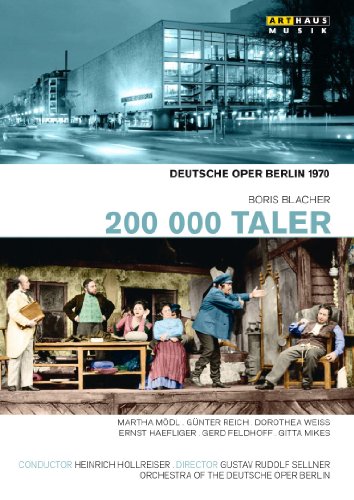 【中古】ボリス・ブラッハー:歌劇「200000ターラー」[DVD]