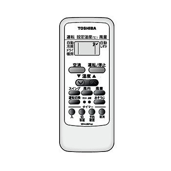 【中古】東芝 エアコン用リモコン WH-UB01JJ(43066038)