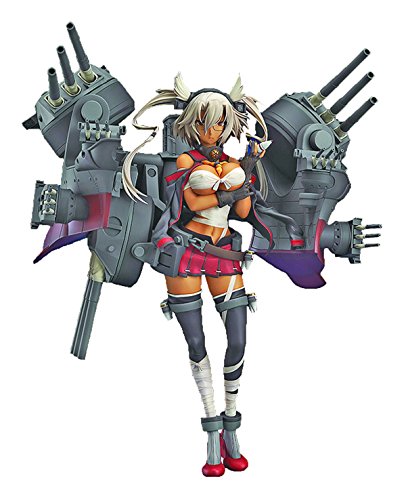 【中古】ワンホビセレクション 艦隊これくしょん -艦これ- 武蔵 重兵装Ver. 1/8 完成品フィギュア(GOOD SMILE ONLINE SHOP限定)