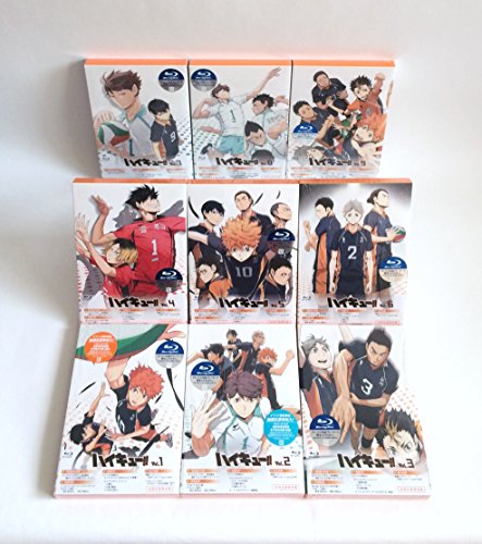 【中古】ハイキュー!! (初回生産限定版) 全9巻セット［マーケットプレイスBlu-rayセット商品］｜ドリエム店