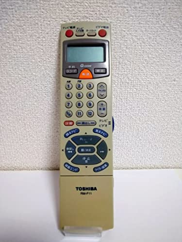 【中古】東芝 ビデオリモコン RM-F11