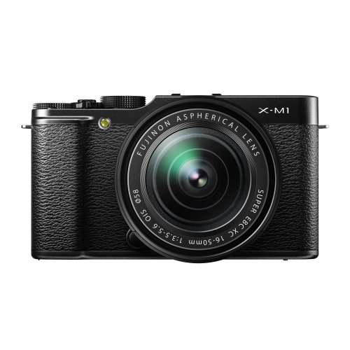 【中古】FUJIFILM ミラーレス一眼 X-M1 レンズキット ブラック F X-M1B/1650KIT