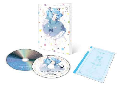 【中古】ファンタジスタドール vol.3 Blu-ray初回生産限定版【CD付き:オーディオドラマ/OP(カティアオンリーver)/サントラ収録】｜ドリエム店