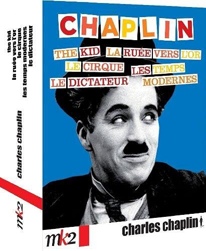 【中古】Chaplin - Le dictateur + Les temps modernes + La ru?e vers lor + Le cirque + The Kid [Blu-ray]