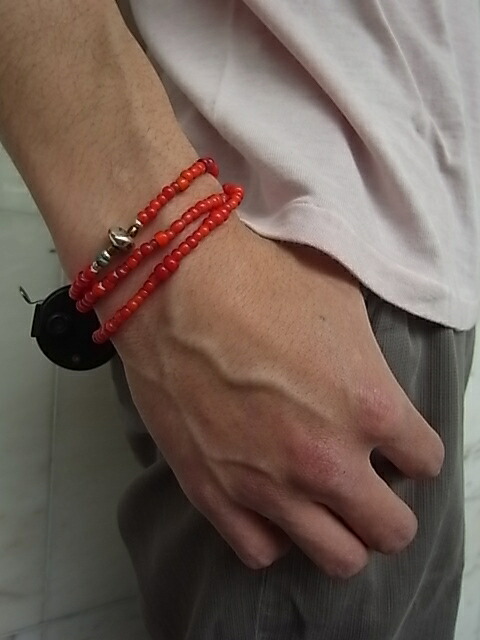 SunKu 39（サンク）【ANTIQUE BEADS】&rdquo;WHITE HEART BEADS&rdquo;NECKLACE & BRACELET｜2Fantastic 10,010円