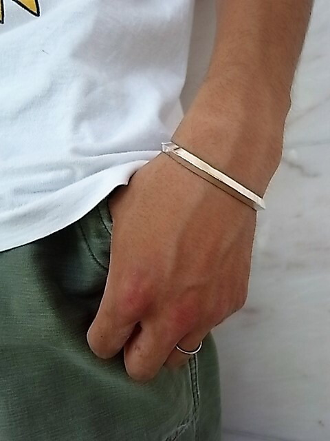 SunKu 39（サンク）\u003cBR\u003e【TRIANGLE BANGLE M】\u003cBR\u003e”SILVER 925”BANGLE