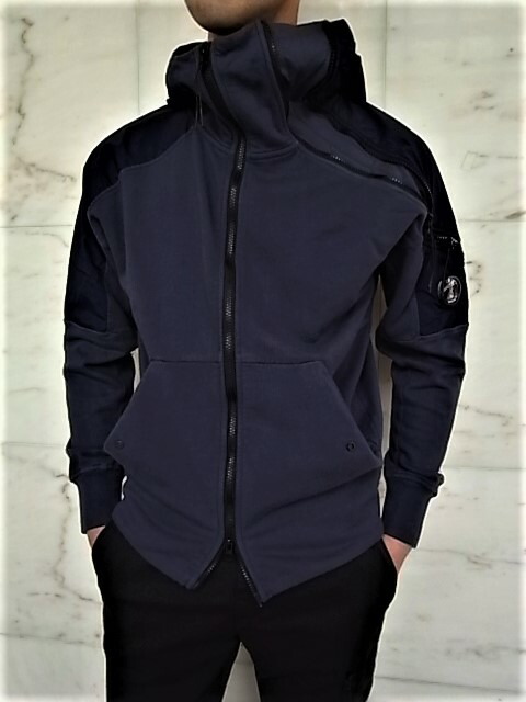 cp company zip sweatshirt