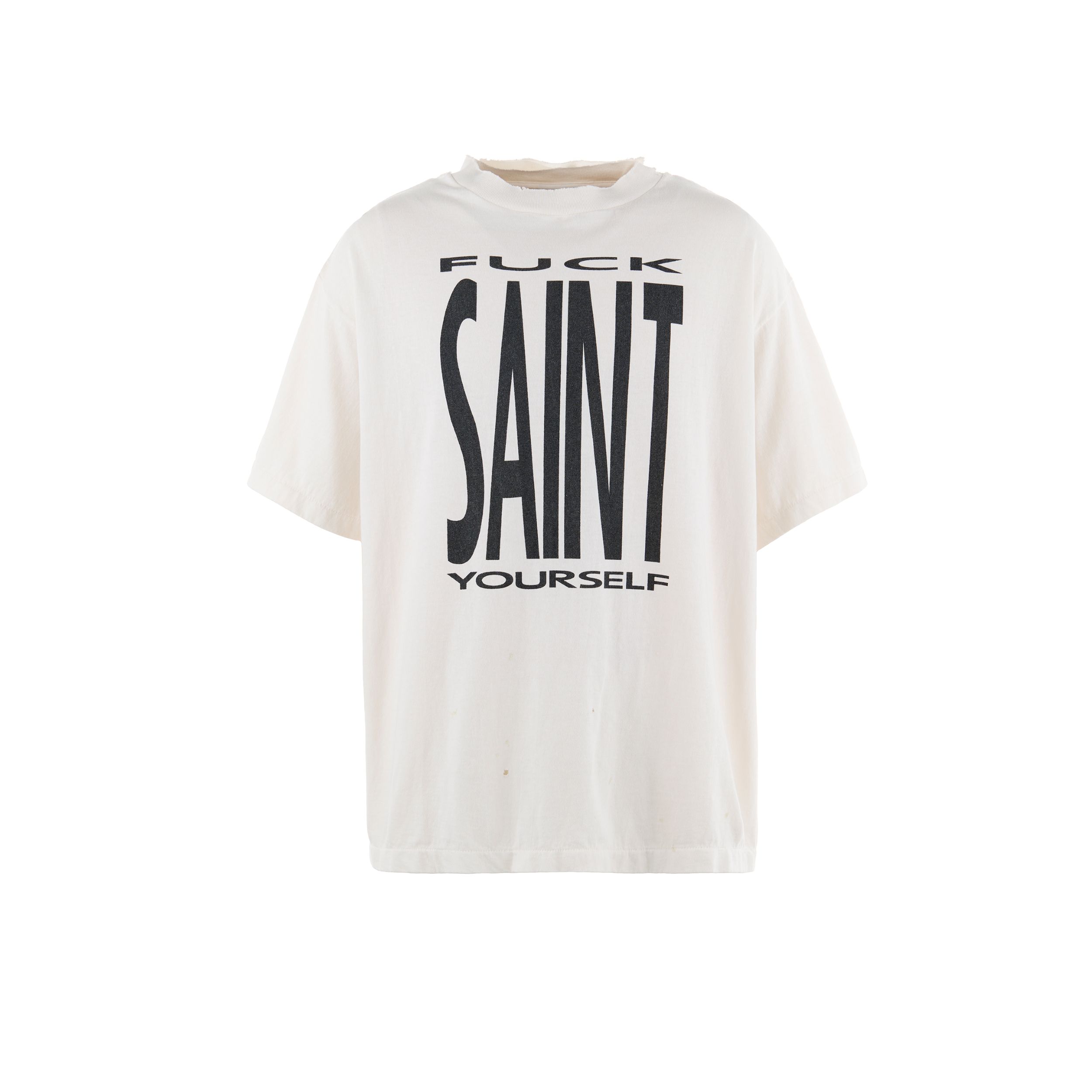 saint mxxxxxx SSダメージTシャツ　saint michael SAINT Mxxxxxx（セントマイケル） SAINT MICHAEL Tシャツ カットソー