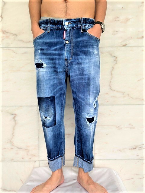 楽天市場】DSQUARED2（ディースクエアード）【TIDY BIKER JEAN 