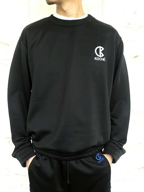 KOCH・・（コシェ）\u003cBR\u003e【SHINY FRENCH TERRY SWEATSHIRT】\u003cBR\u003eフレンチテリークルーネックスウェットジャージ★