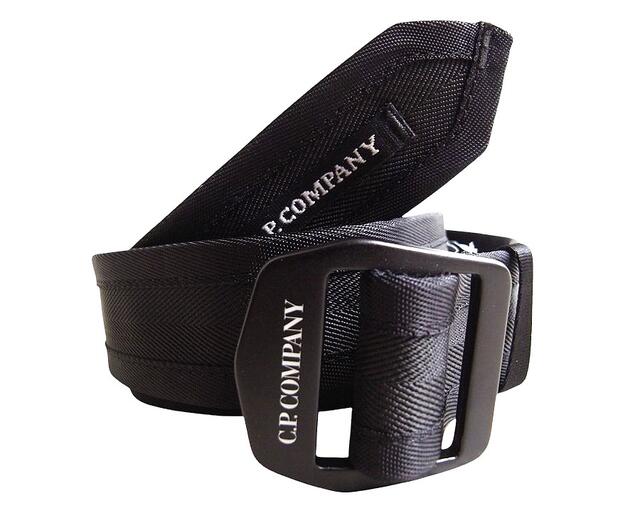 C.P.COMPANY\u003cBR\u003e(シー・ピー・カンパニー）\u003cBR\u003e【BELT IN HERRINGBONE TAPE】\u003cBR\u003e杉綾模様 磁気テープ 胴締め\u003cBR\u003e★BLACK★