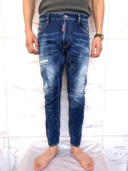 DSQUARED2(ディースクエアード)【TIDY BIKER JEANS】"STRETCH DENIM""MEDIUM EASY WASH"”タイトシルエット”ストレッチデニムバイカーJeans★|2Fantastic