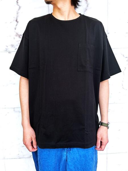 PORTER CLASSIC(ポータークラシック)【POCKET T-SHIRT】ポケットティーシャツ★BLACK★|2Fantastic