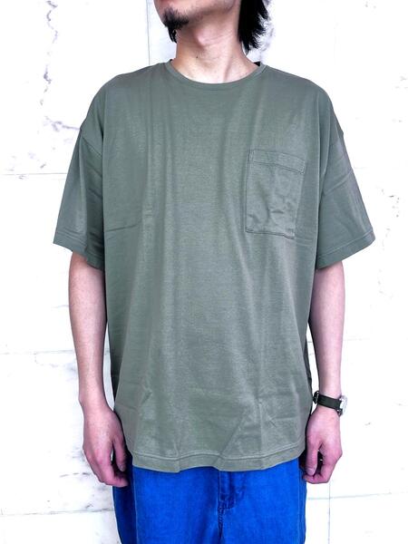 PORTER CLASSIC（ポータークラシック）【POCKET T-SHIRT】ポケットティーシャツ★OLIVE☆｜2Fantastic