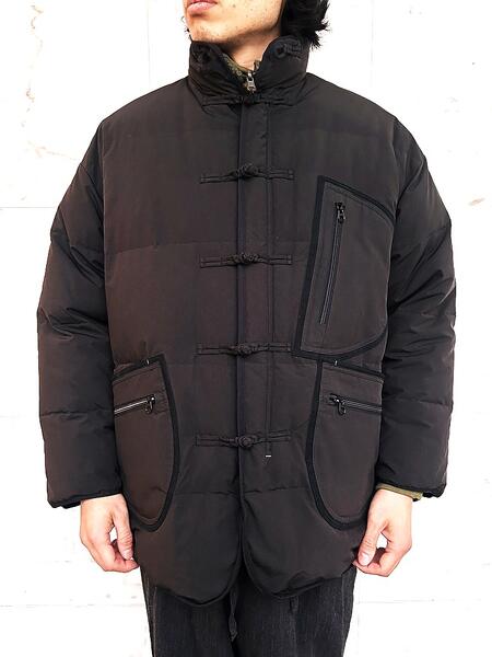 PORTER CLASSIC(ポータークラシック)【WEATHER CHINESE DOWN JACKET】ウェザー チャイニーズ ダウン ジャケット★BLACK★|2Fantastic